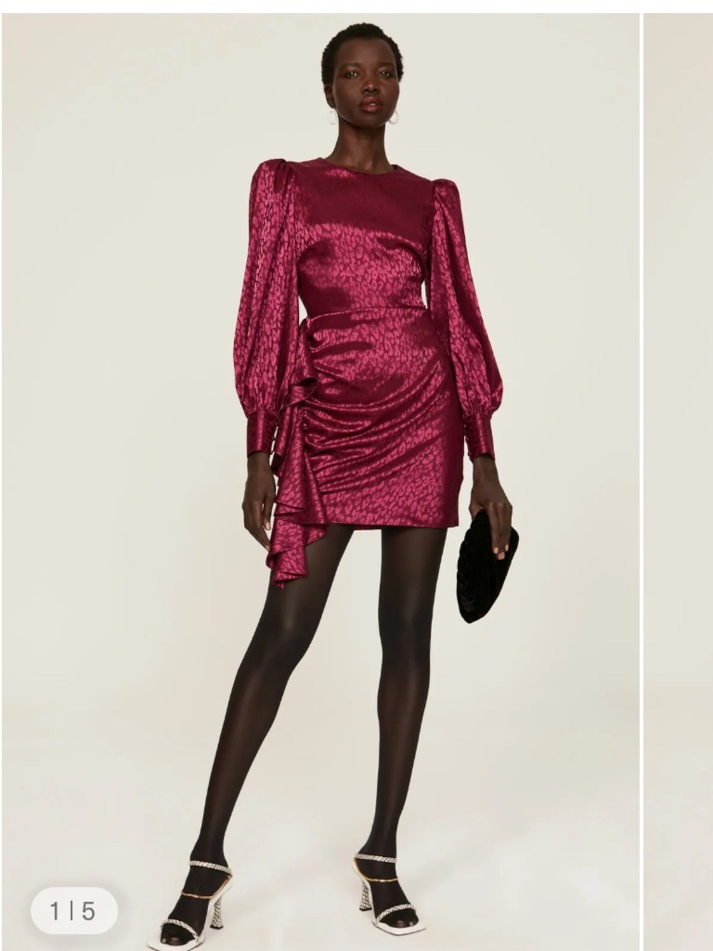 Merlot Leopard Dress one33 style